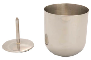North 49 Stainless Steel Collapsible 12 oz Wine Glass with Stem