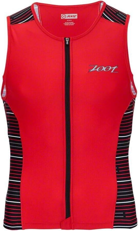 Zoot Sports Mens Performance Tri Full-Zip Tank Size Large - ScoutTech