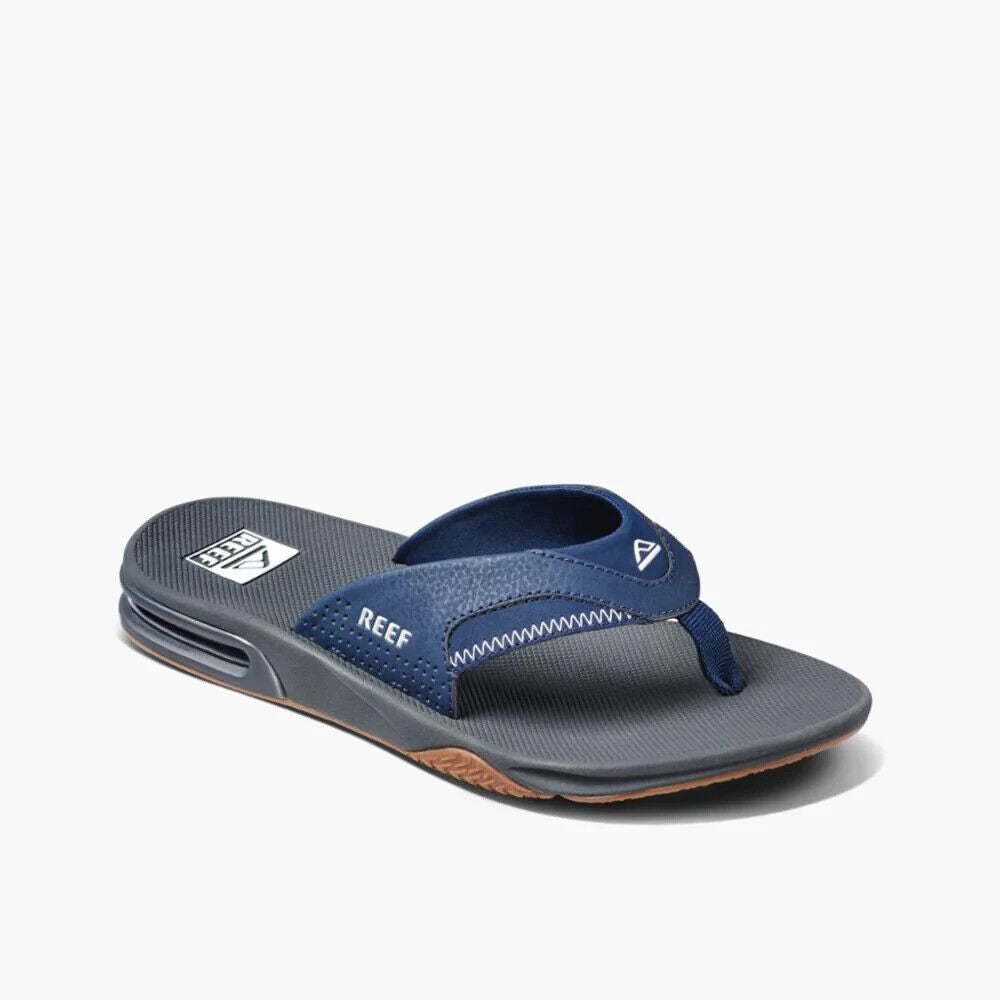 Reef Men's Fanning Flip Flop Sandals with Integrated Bottle Opener - ScoutTech