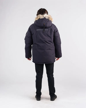 Outdoor Survival Canada OSC Men's Kanti -40 Down Parka SMALL Cold Lake Blue - ON DISPLAY