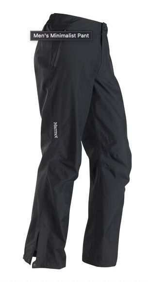 Marmot Men's Minimalist Gore-Tex Rain Pant Size: XXL - ScoutTech