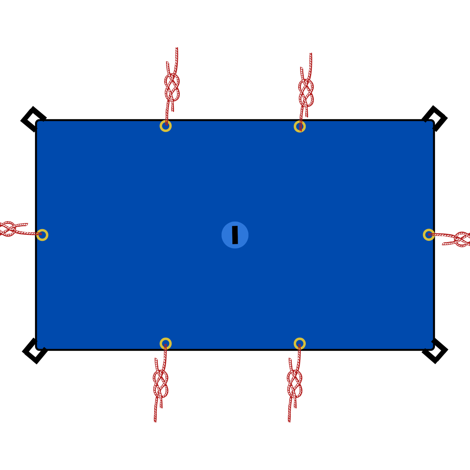 Europe Bound Universal Tarp (150 x 115in) - ScoutTech