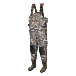 Bushline Outdoor Insulated Camo Chest Waders in Mossy Oak Print Stand Alone | ScoutTech Outfitters