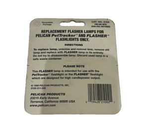 2 Flashing Replacement Lamps For PetTracker And Flasher Lights