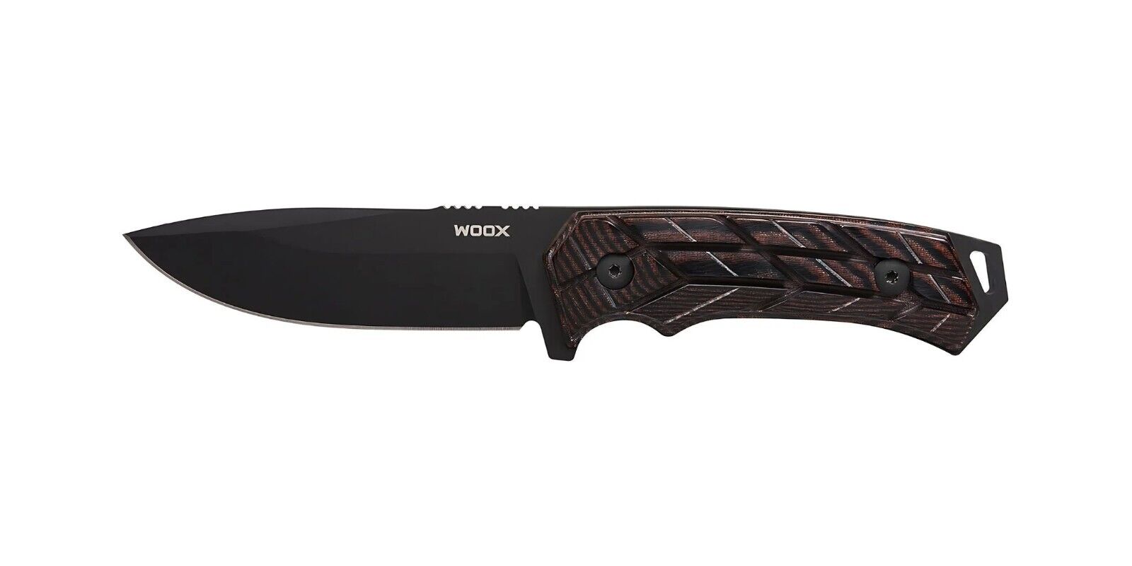 WOOX Rock 62 Mil-Spec Knife, Black Blade with XGRIP Handle - ScoutTech