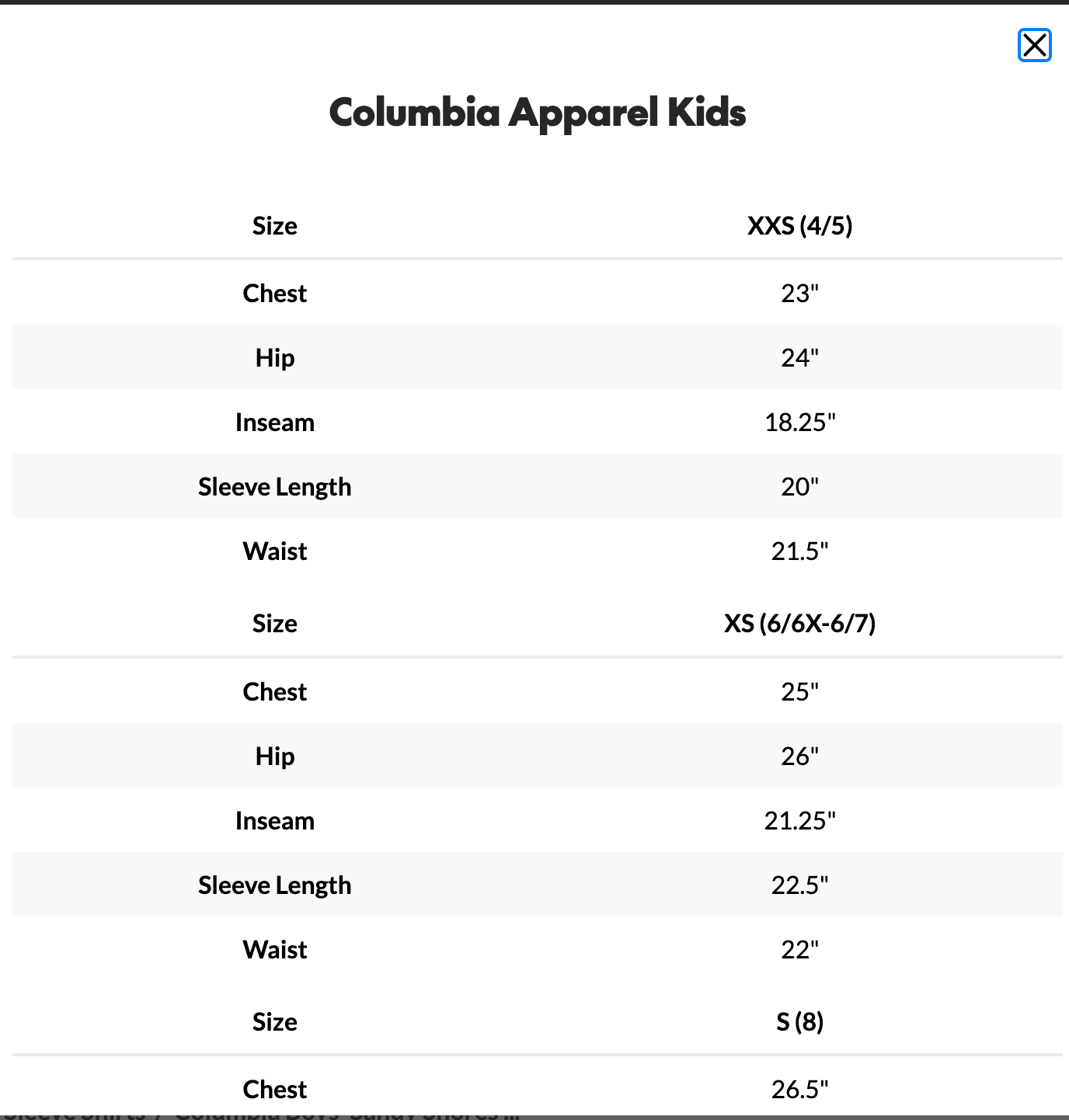 Columbia Big Boy's Sandy Shores Printed Long Sleeve Sunguard Shirt XXS - ScoutTech