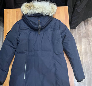 Outdoor Survival Canada OSC Women's Jaci -40 Down Parka Medium Cold Lake Blue ON DISPLAY