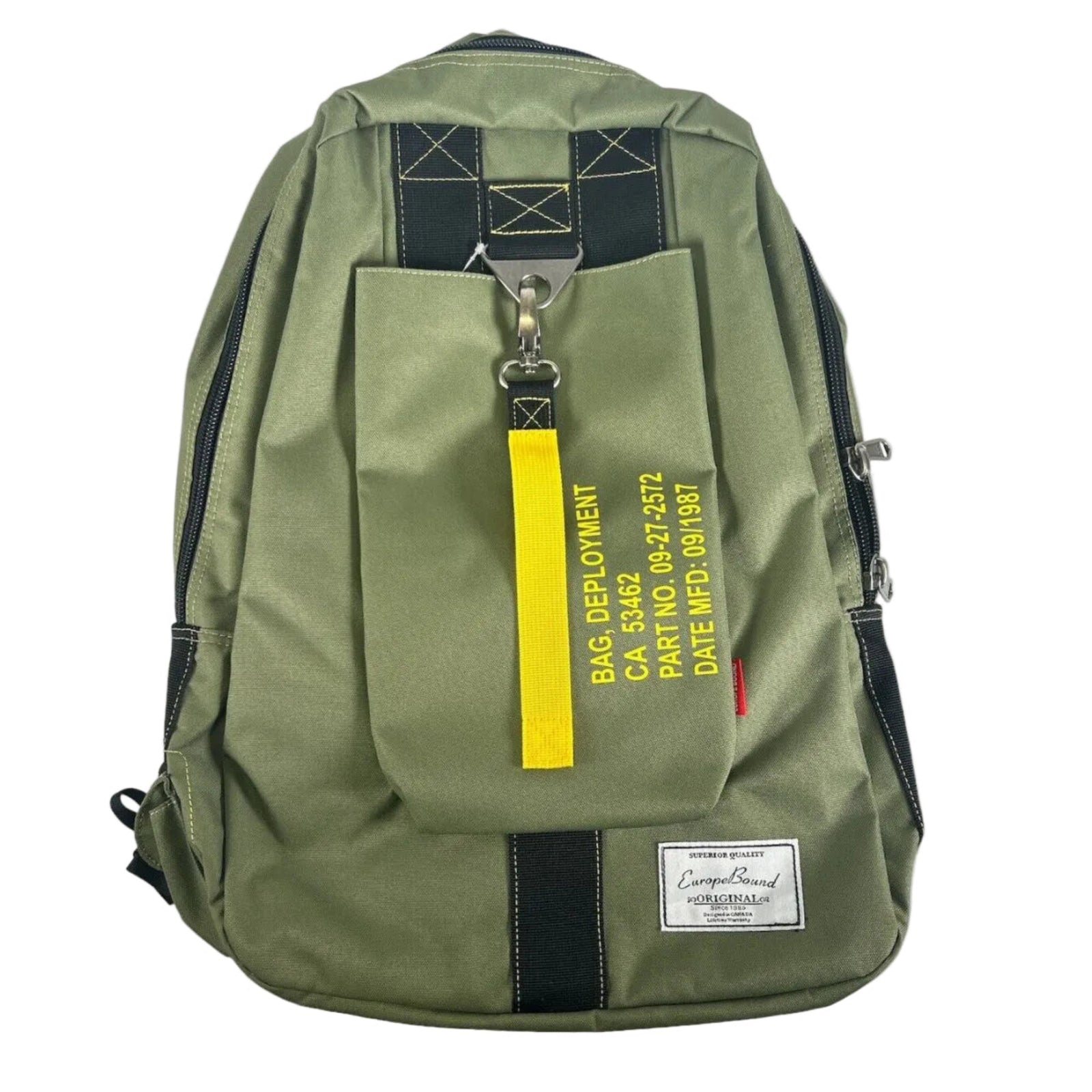 Europe Bound Parachute Bag Style 40L Rugged Daypacks - ScoutTech