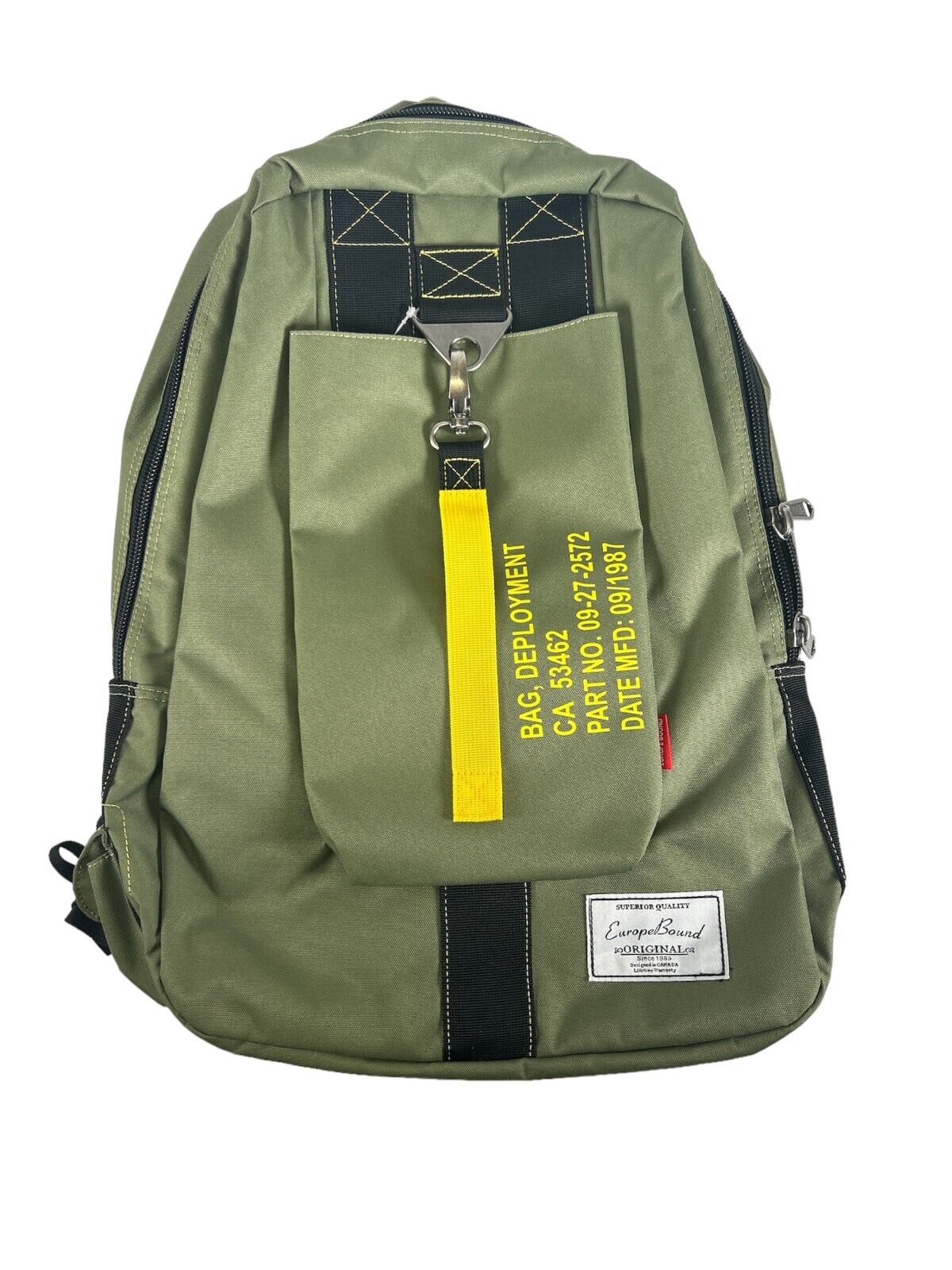 Europe Bound Parachute Bag Style 40L Rugged Daypacks - ScoutTech