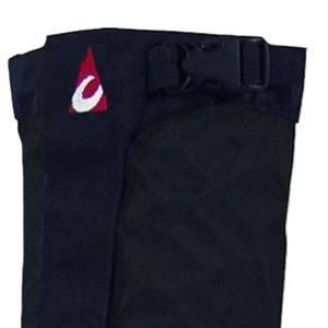 Chinook Unisex Waterproof Breathable Backcountry Gaiters in Black Adjustable 2 inches Velcro Closure with Calf Buckle. | ScoutTech Outfitters
