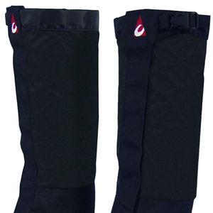 Chinook Unisex Waterproof Breathable Backcountry Gaiters in Black Adjustable 2 inches Velcro Closure with Calf Buckle and Lightweight Upper Fabric | ScoutTech Outfitters