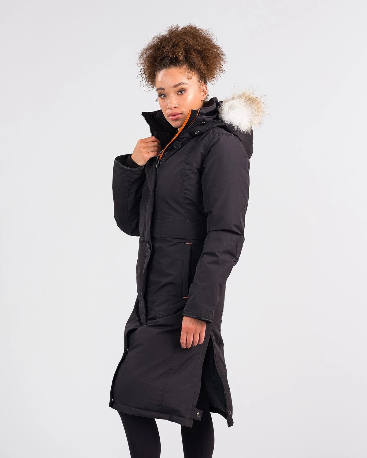 Outdoor Survival Canada OSC Women's Nuaja -40 Down Parka XL ORCA BLACK - ON DISPLAY