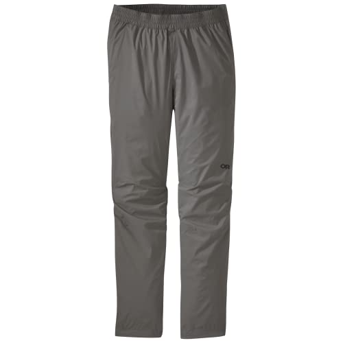 Outdoor Research Women's Apollo Rain Pants - Waterproof, Windproof Pants Pewter - ScoutTech