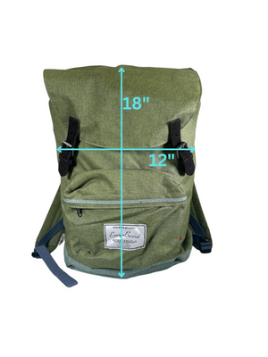 Europe Bound Vintage Daypack 31L Capacity