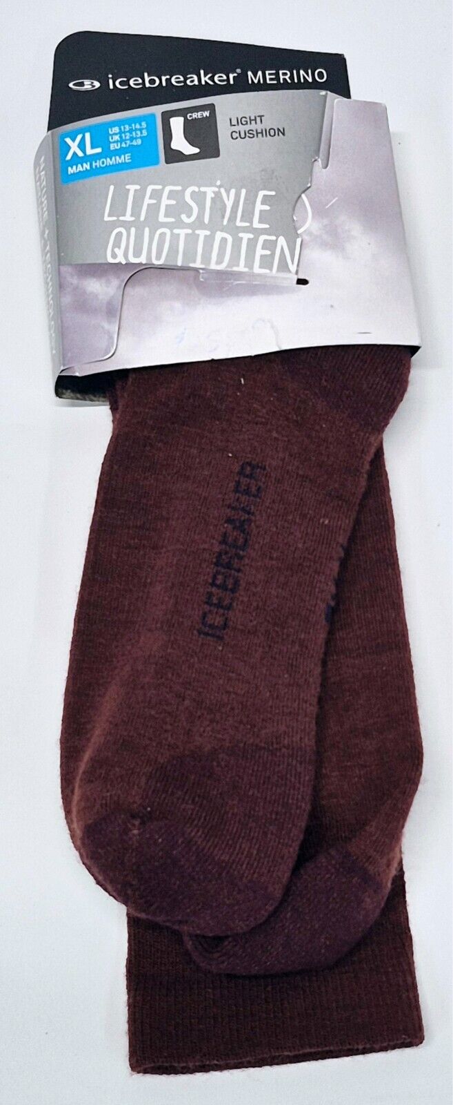 Icebreaker Merino Men's Lifestyle Light Crew Sock Size: XL - ScoutTech