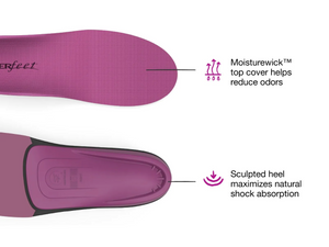 Superfeet Women's All-Purpose High Impact Insoles US Size 10.5 - 12