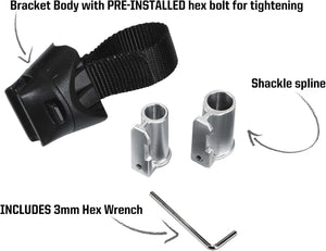 Kryptonite's Transit FlexFrame U-Bracket for Bicycle U-Lock Mount