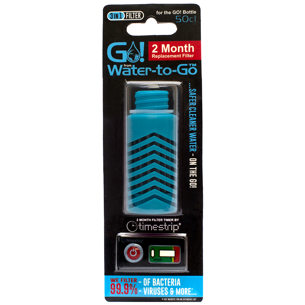 Water-to-Go Single 50cls Replacement Filters - ScoutTech