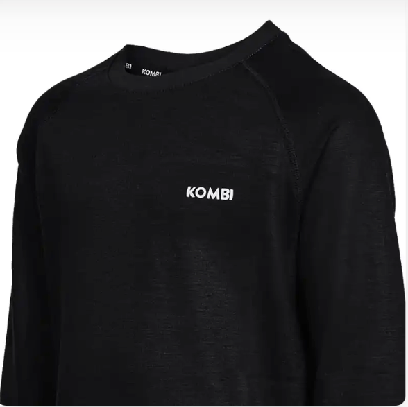 Kombi B2 Merino Blend Crew Top Child & Junior 190g Mid-weight Base Layers - ScoutTech