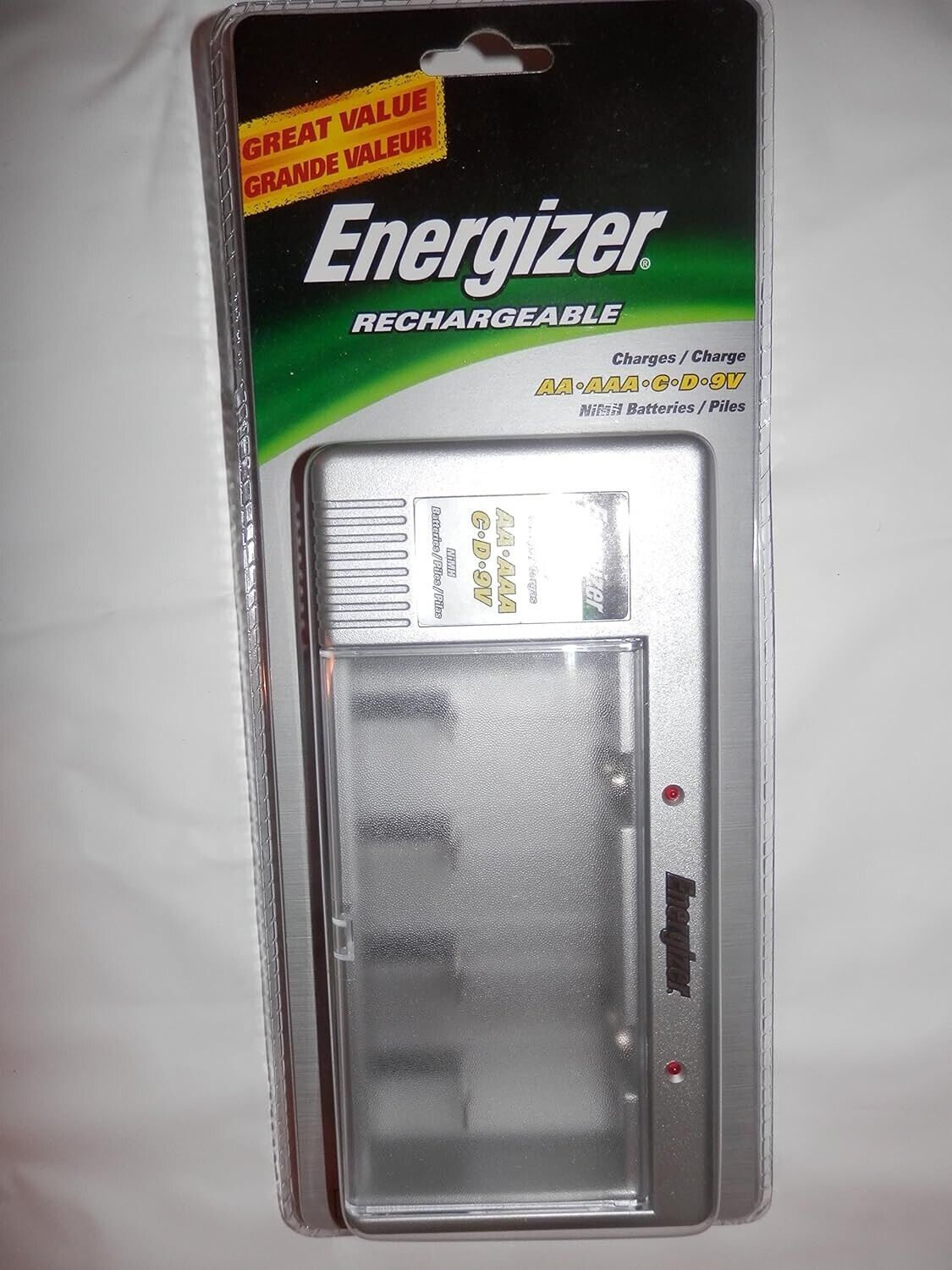 Energizer Universal Value Charger for AA/AAA/C/D/9V Rechargeable Batteries CHFCV - ScoutTech