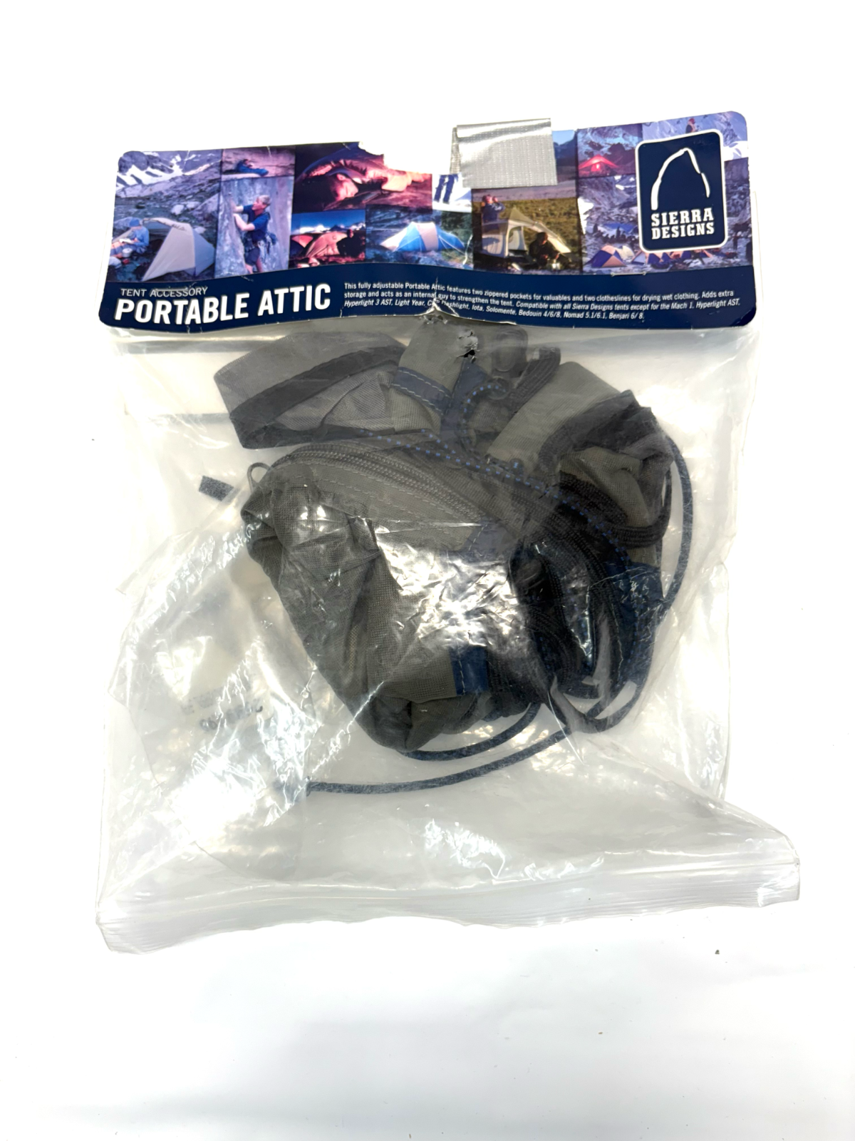 Sierra Designs Assorted Tent Attics - Night Glow Disc Attic and Portable Attic - ScoutTech