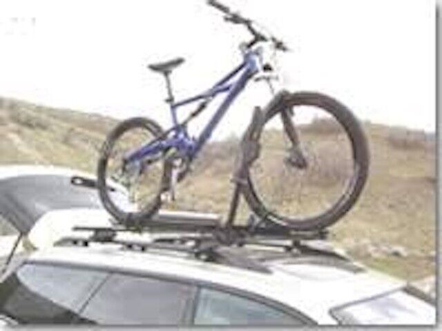 Sportworks Bob Ratchet Upright Quick Load Roof Mount Single Bike Rack #250150 - ScoutTech