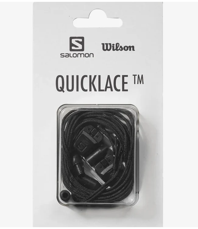 Salomon / Wilson Quicklace Replacement Lacing Kit – Black