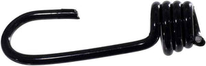 Lehigh Heavy Duty Coated Steel Cord Hooks with Steel Crimp Ring 1/4" & 3/8" 2-Pack
