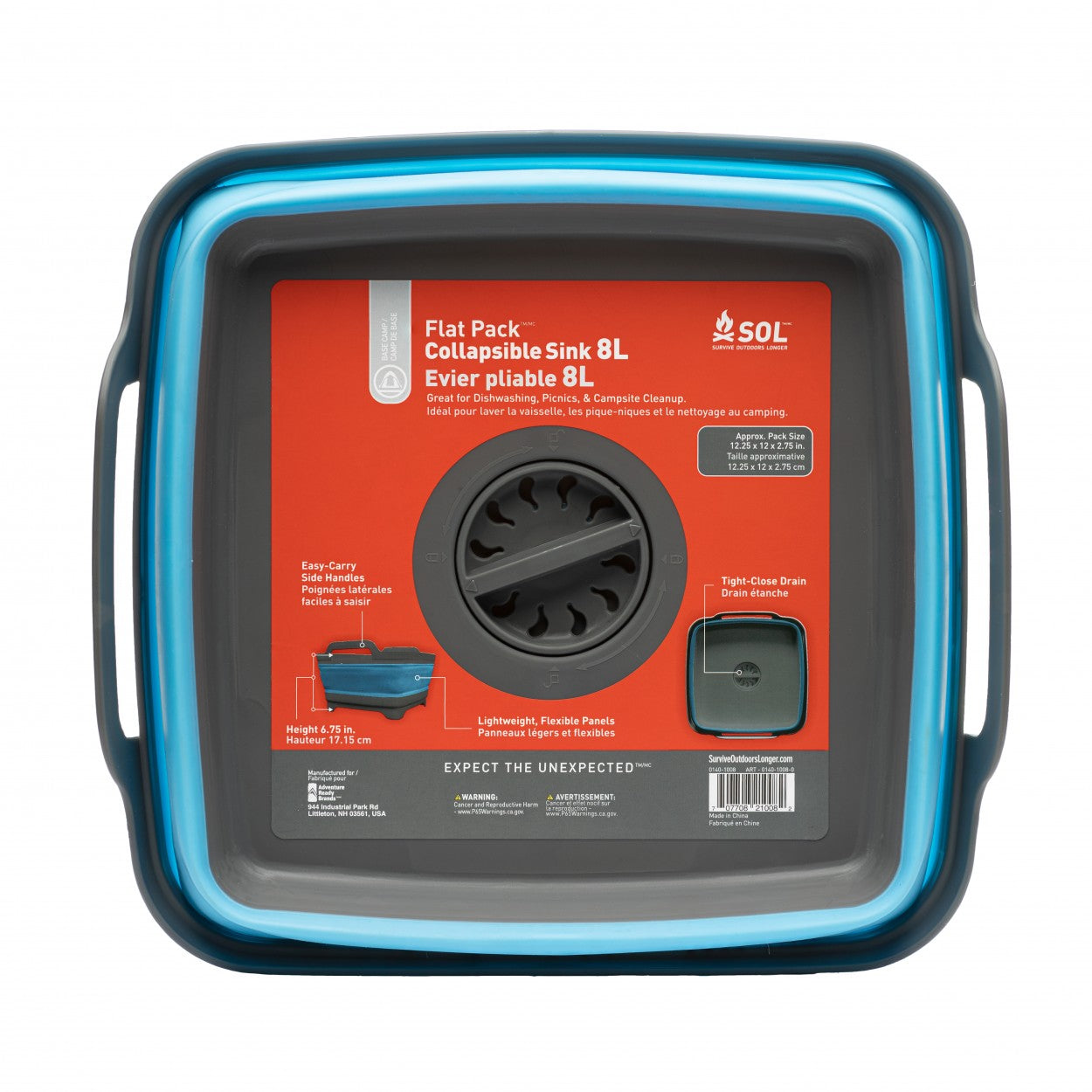 SOL Flat Pack Sink - 8L - ScoutTech Outfitters