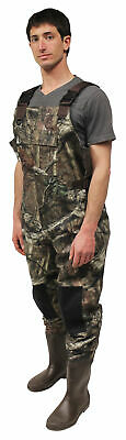 Bushline Outdoor Insulated Camo Chest Waders in Mossy Oak Print