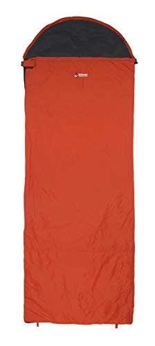 Chinook ThermoPalm Hooded Rectangle 50F Sleeping Bag Orange