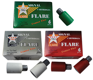 Tru Flare 15mm Signal Flares, 6 Per Box - ScoutTech