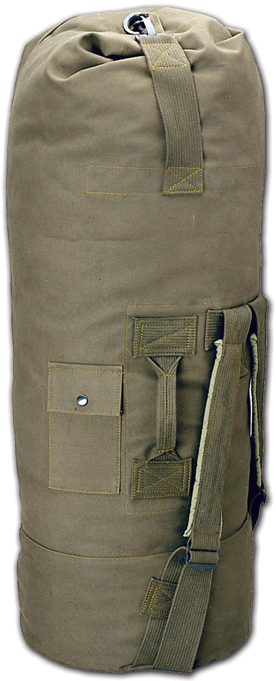 World Famous New Issue Duffle Bag with Padlock Ring Olive - ScoutTech