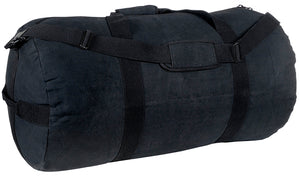 World Famous 30" Waxed Canvas Round Duffle