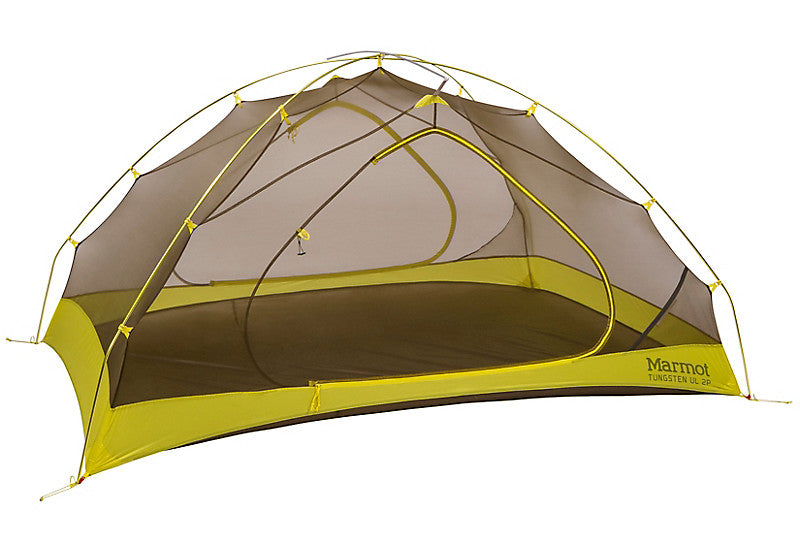 Marmot Tungsten UL 2P Tent, Dark Citron/Citronelle - ScoutTech