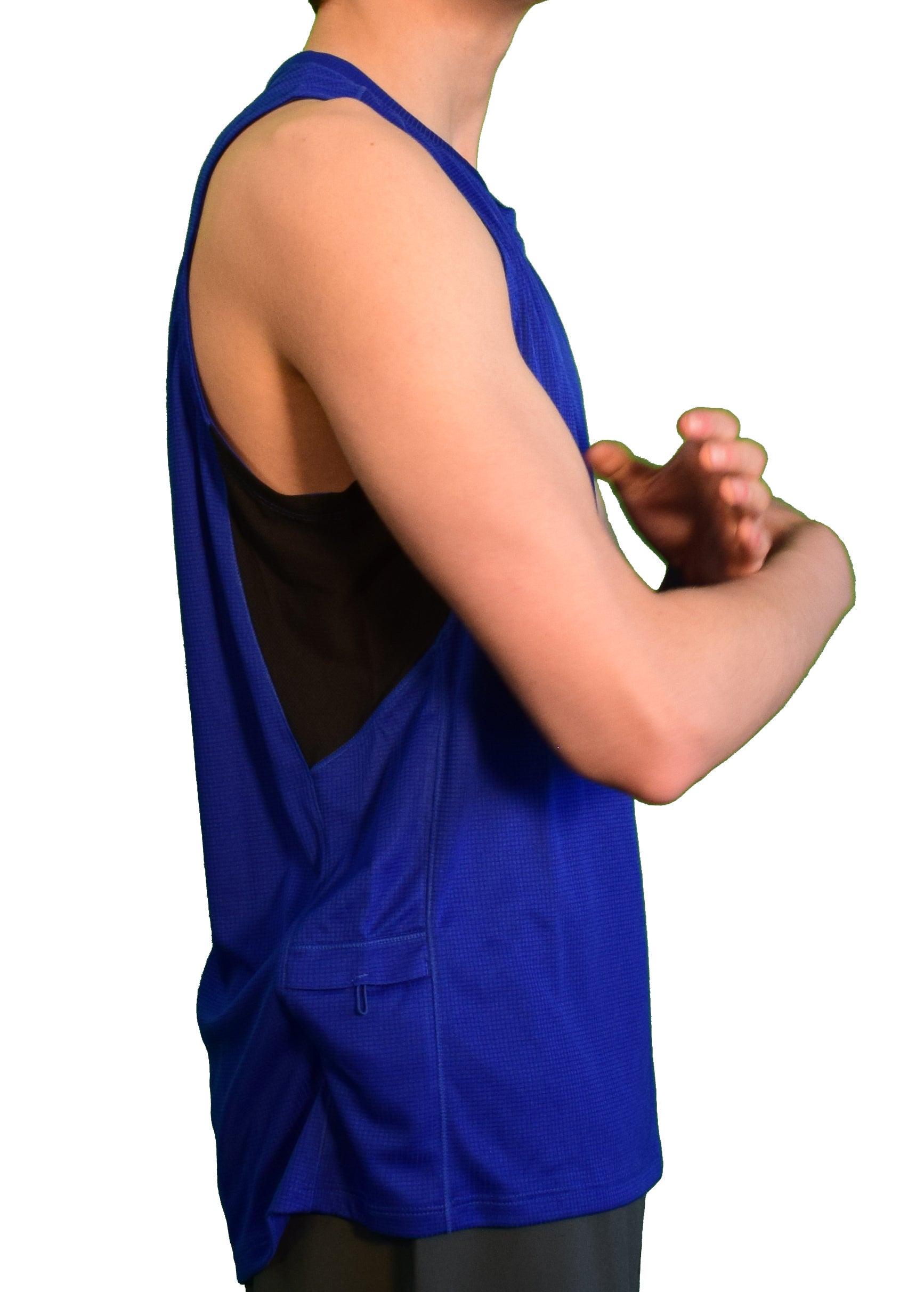 Salomon Mens Agile Running Tank Tops with Stash Pocket SIZE: XL - ScoutTech