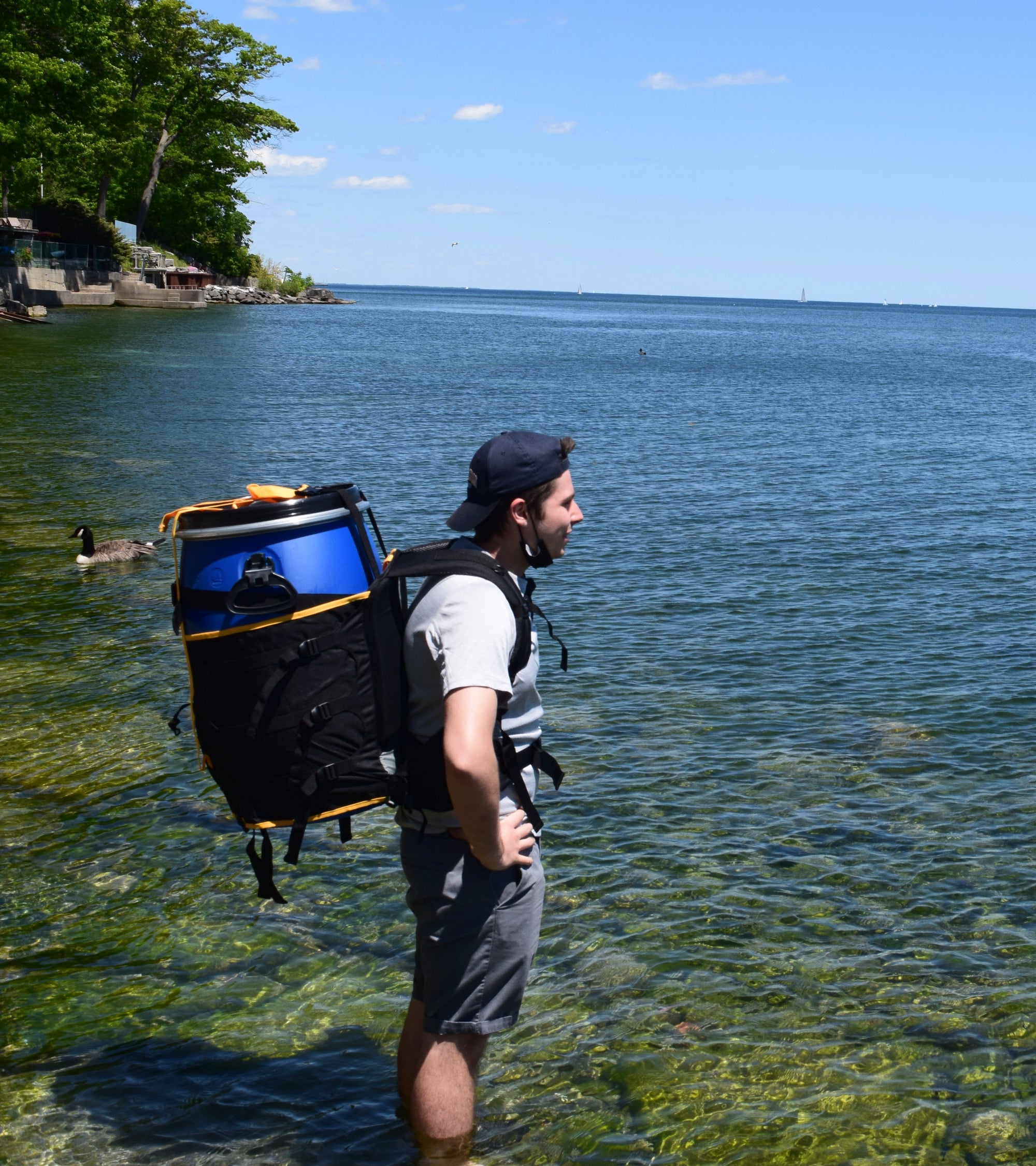 Darrell's Barrels 60L Canoe Barrel + North 49 60L Barrel Harness Combo - ScoutTech Outfitters