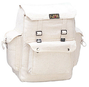World Famous 23L Cotton Canvas Web Rucksacks with Pack Straps