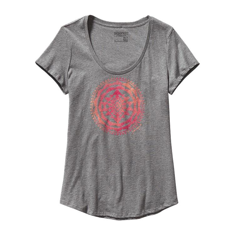 Patagonia Womens Sun Rose Organic Cotton Scoop Neck T-Shirts Size: Small - ScoutTech