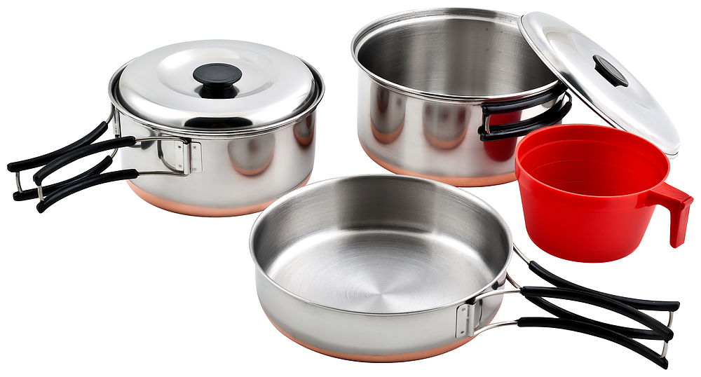 Chinook Ridgeline Stainless Steel Single Cookset - ScoutTech