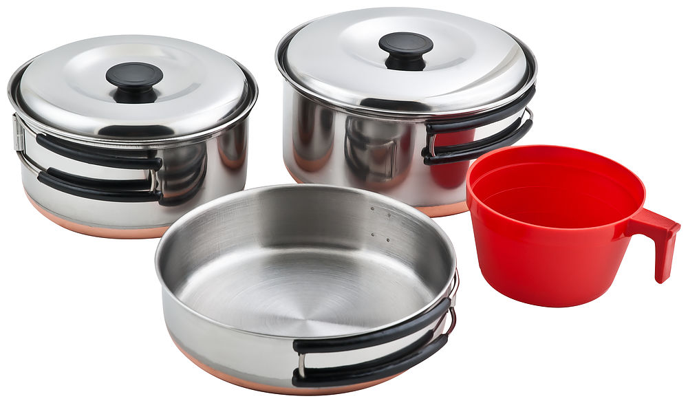 Chinook Ridgeline Stainless Steel Single Cookset - ScoutTech