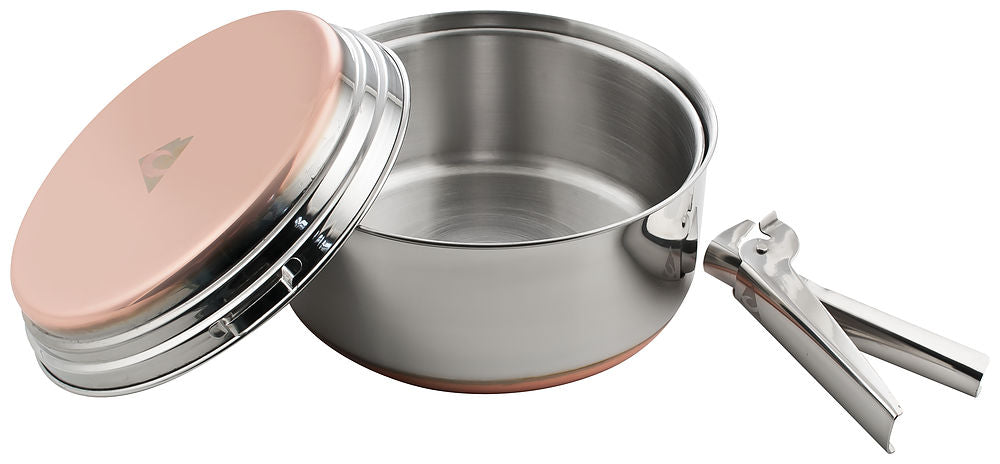 Chinook Plateau Stainless Steel 2 Person Cooksets - ScoutTech