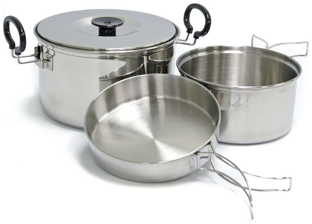Chinook Plateau Stainless Steel Expedition Cooksets - ScoutTech