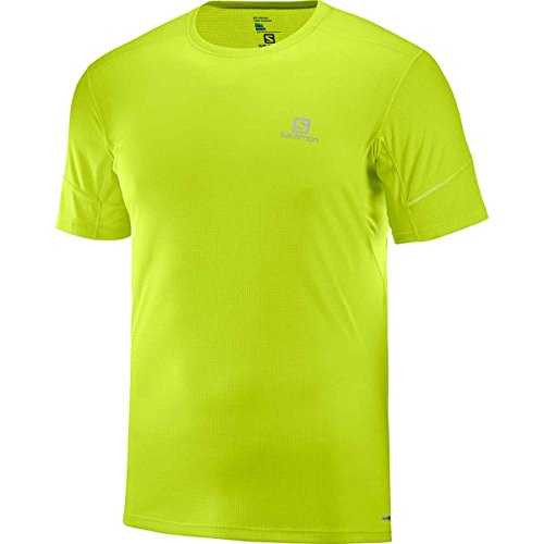 Salomon Mens Agile Short Sleeve Active Tee Shirts - ScoutTech