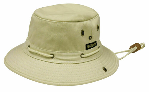 Misty Mountain Canvas Bosun Sun Hats with Snap Sides & Floating Brim