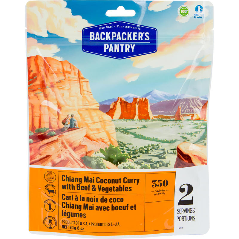 Backpacker's Pantry - Chiang Mai Coconut Curry with Beef & Vegetables - ScoutTech