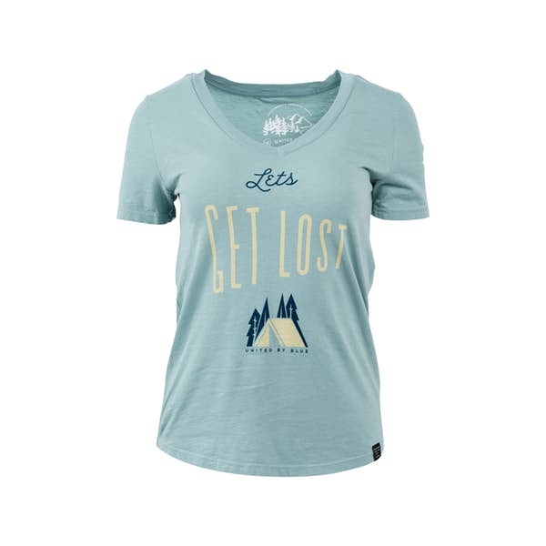 United By Blue Womens Let's Get Lost Organic Cotton T-Shirts - ScoutTech