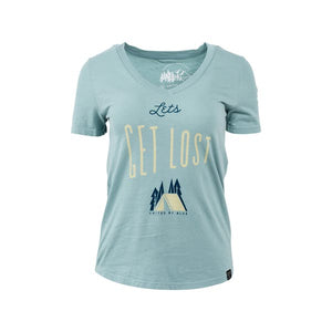 United By Blue Womens Let's Get Lost Organic Cotton T-Shirts