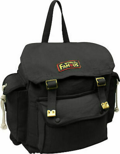 World Famous 23L Cotton Canvas Web Rucksacks with Pack