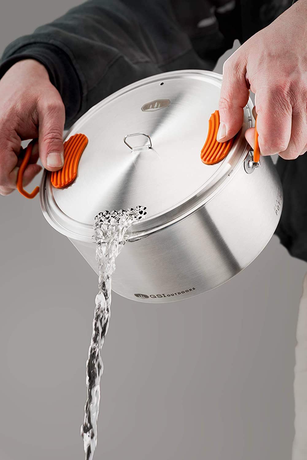 GSI Outdoors Glacier Stainless Steel Base Camper Cookset - Medium - ScoutTech